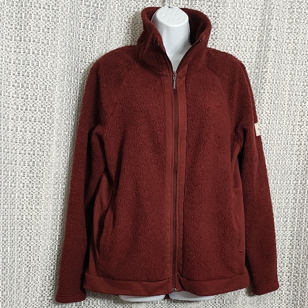 The North Face Maroon Fleece Jacket